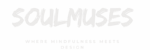 Soul Muses logo with lotus symbol and tagline Where Mindfulness Meets Design